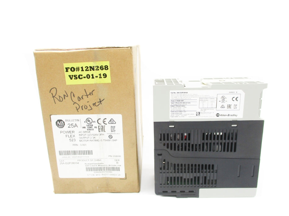 ALLEN BRADLEY 25A-D2P3N104 SER. B F/W 3.001 NSMP