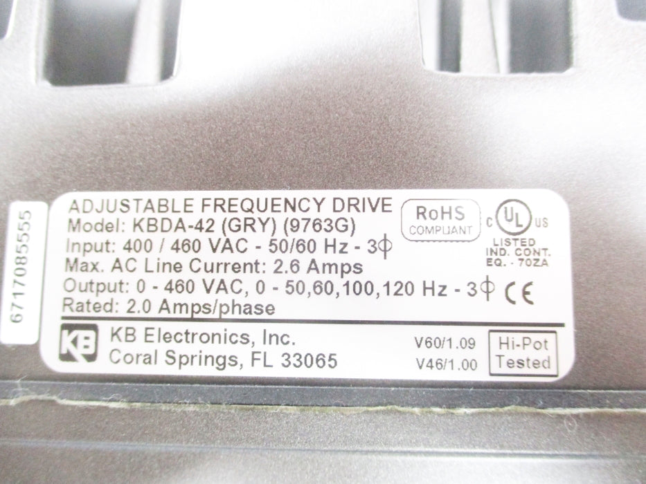 KB ELECTRONICS KBDA-42(9763G) NSMP