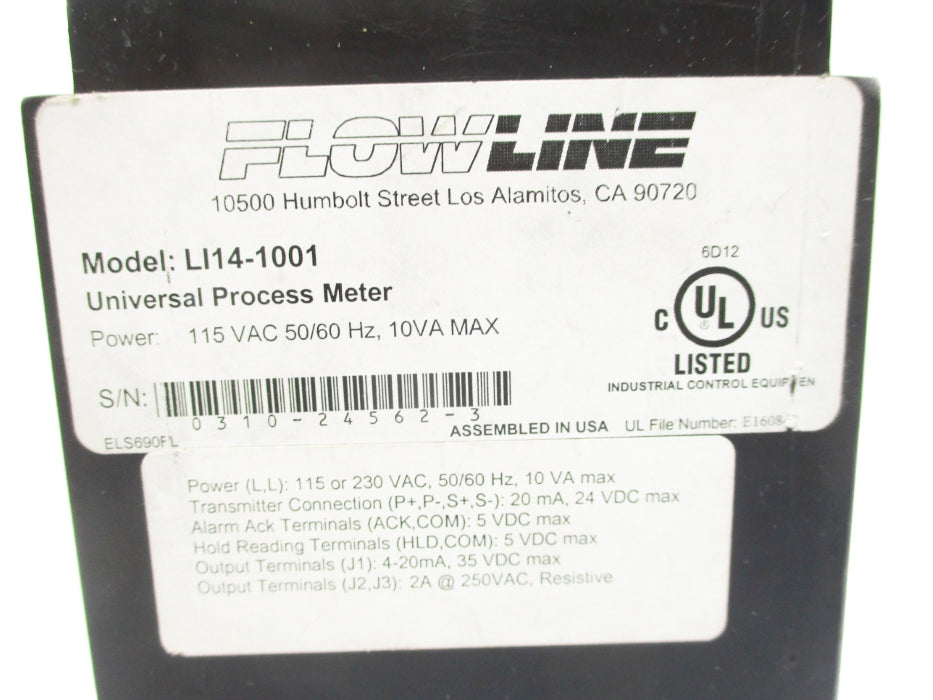 FLOWLINE LI14-1001 UNMP