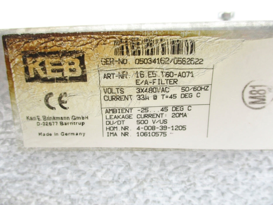 KEB 16.E5.T60-A071 UNMP