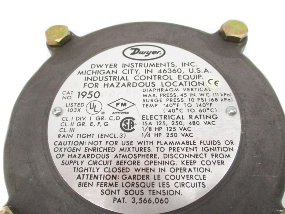 DWYER 195000-2F 10PSI NSMP