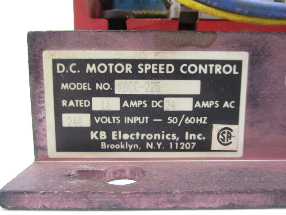 KB ELECTRONICS KBCC-225 UNMP