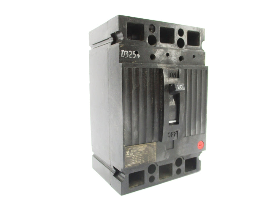 GENERAL ELECTRIC TED136020 20A 600VAC (BLACK) UNMP