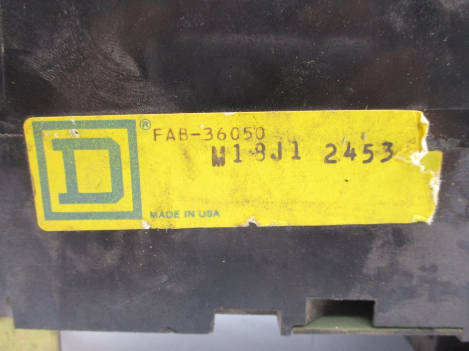 SQUARE D FAB36050 50A UNMP