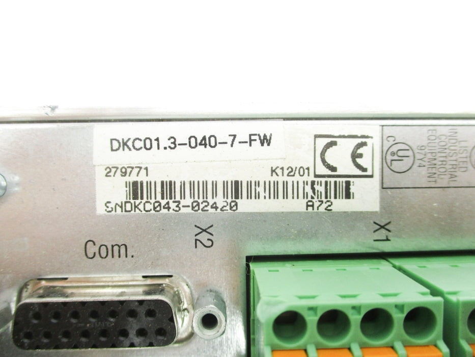 REXROTH DKC01.3-040-7-FW UNMP