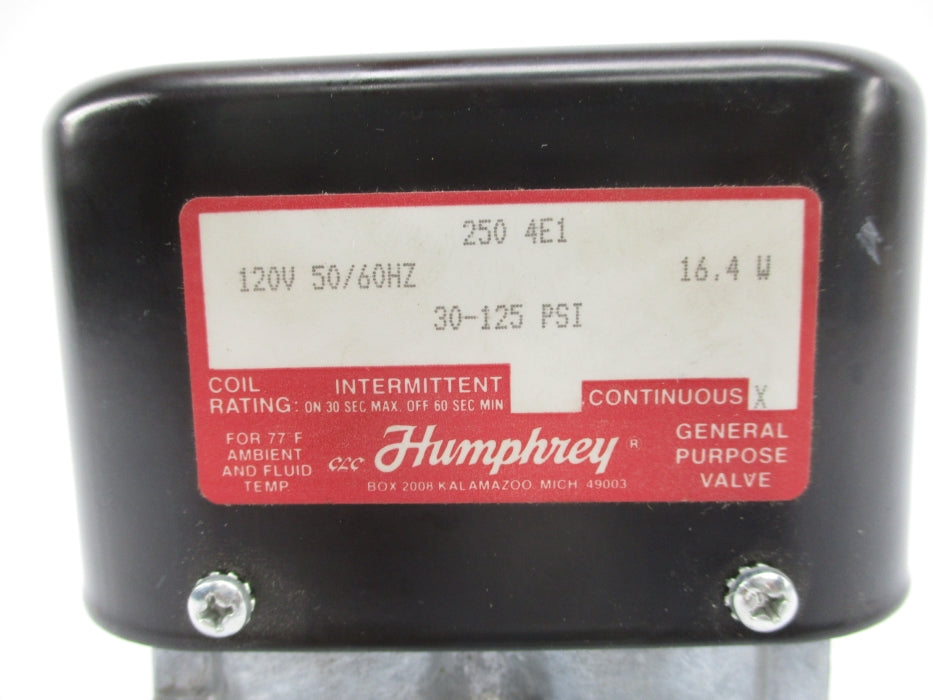 HUMPHREY 2504E1 120V 30-125PSI NSNP