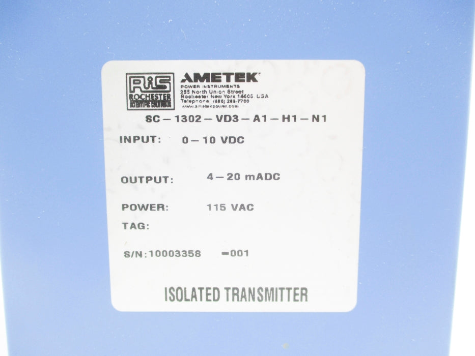 RIS SC-1302-VD3-A1-H1-N1 NSNP