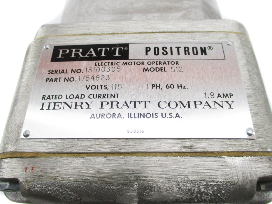 PRATT 1754823 MODEL 512 NSNP