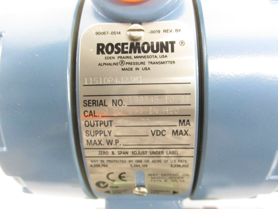 ROSEMOUNT 1151DP4J23M1 NSNP