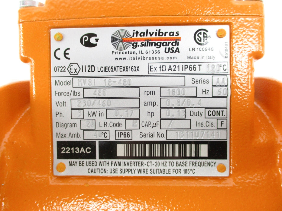 ITALVIBRAS MVSI18-480 NSNP