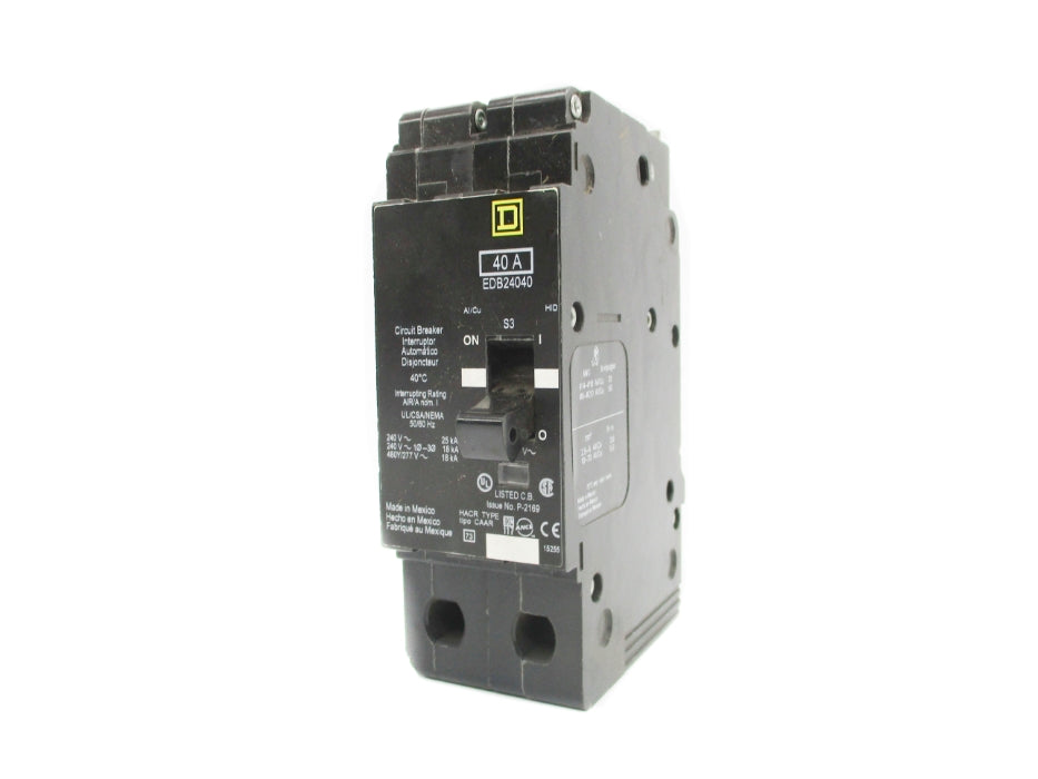 SQUARE D EDB24040 40A 240V UNMP