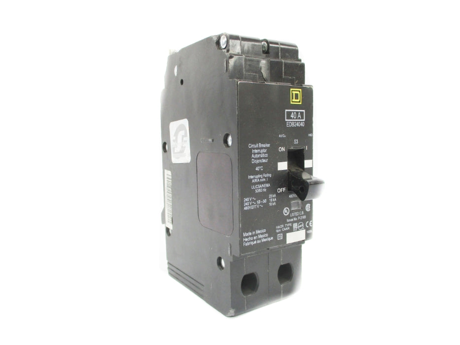 SQUARE D EDB24040 40A 240V UNMP