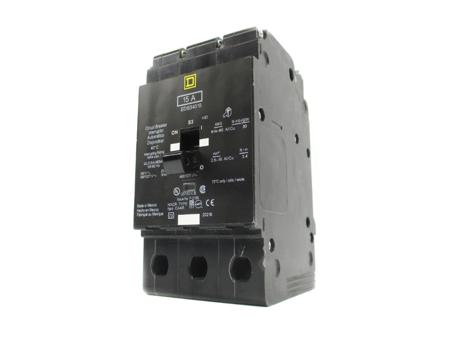 SQUARE D EDB34015 15A 280V NSNP