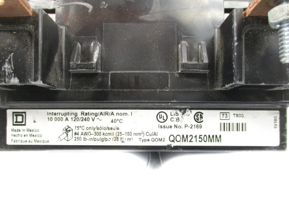 SQUARE D QOM2150MM 150A 240V UNMP