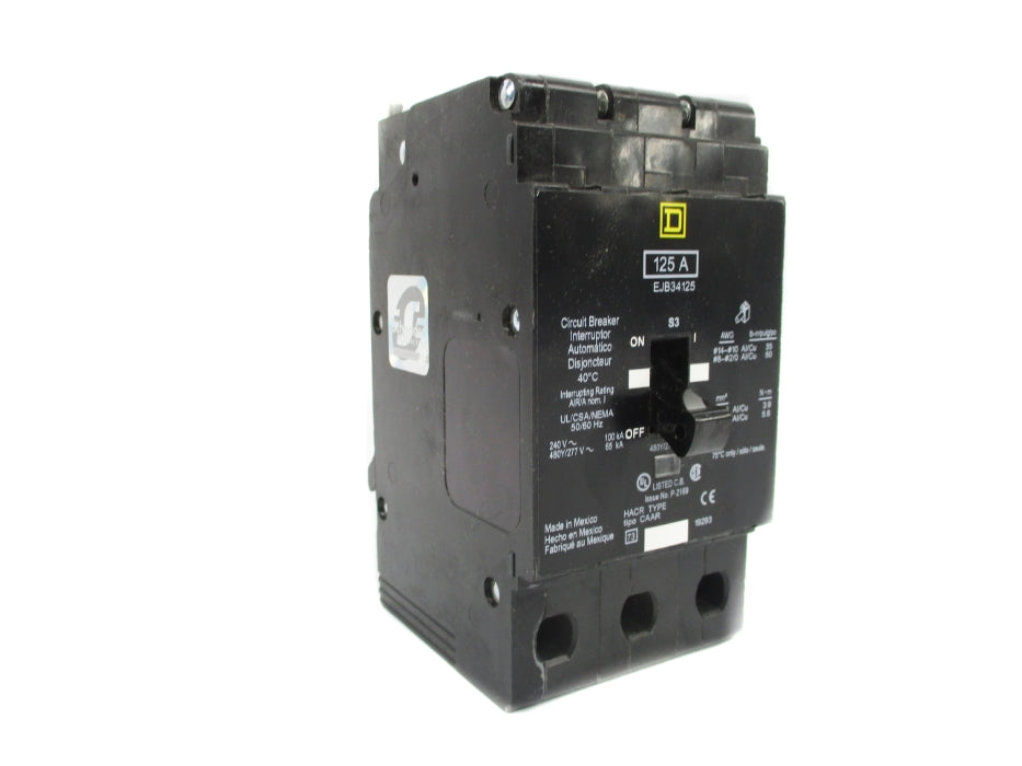 SQUARE D EJB34125 125A 240V NSNP