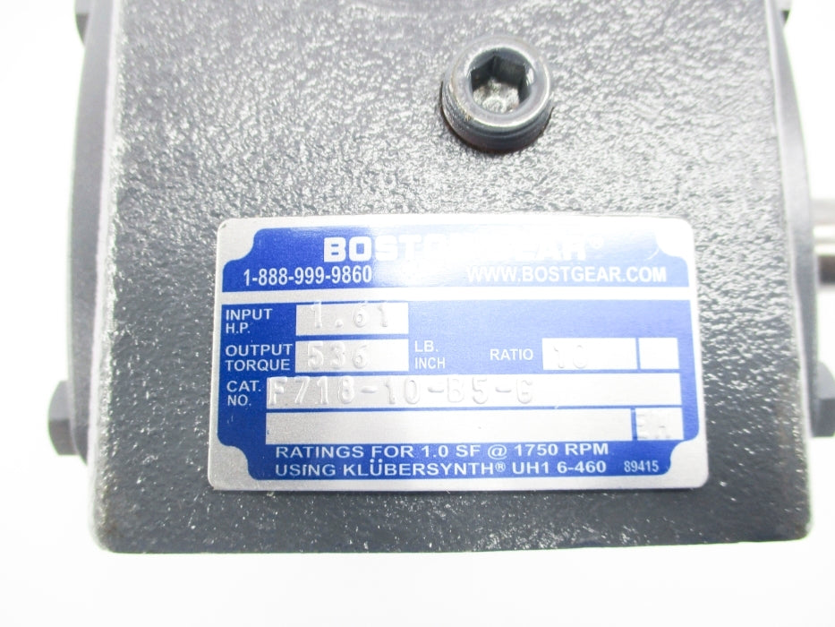 BOSTON GEAR F718-10-B5-G NSNP
