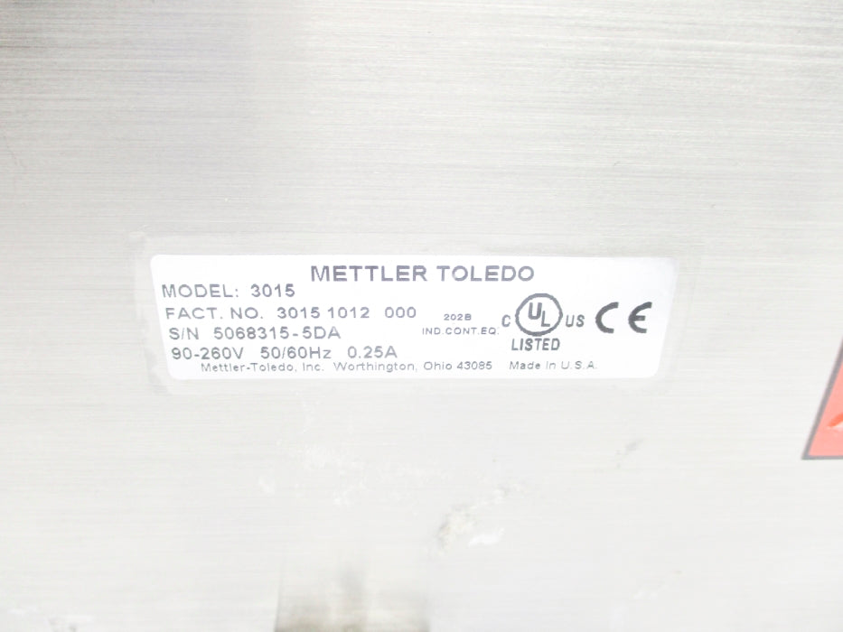 METTLER TOLEDO 3015 30151012000 NSNP