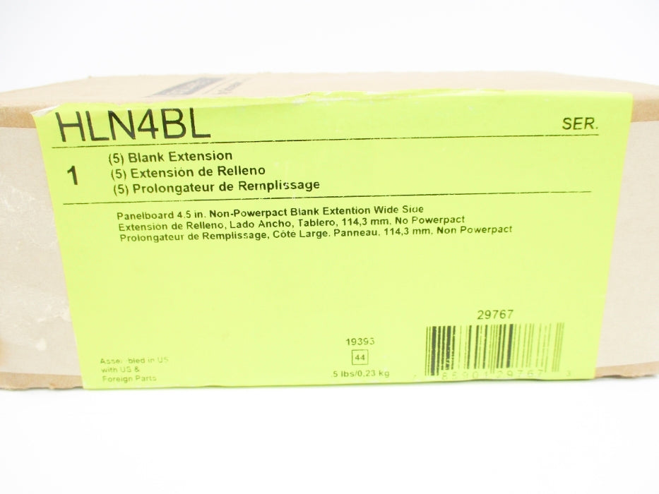 SQUARE D HLN4BL (PKG OF 5) NSMP