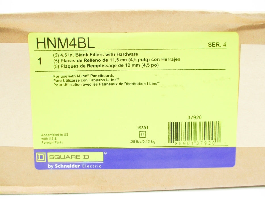 SQUARE D HNM4BL SER. 4 (PKG OF 5) NSFS