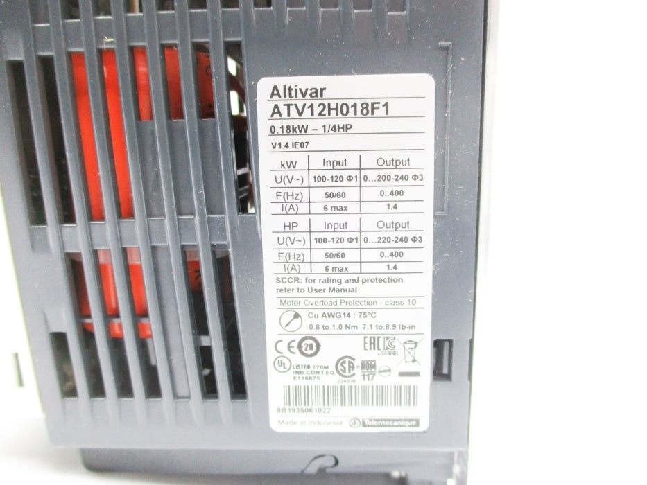 SCHNEIDER ELECTRIC ATV12H018F1 NSMP