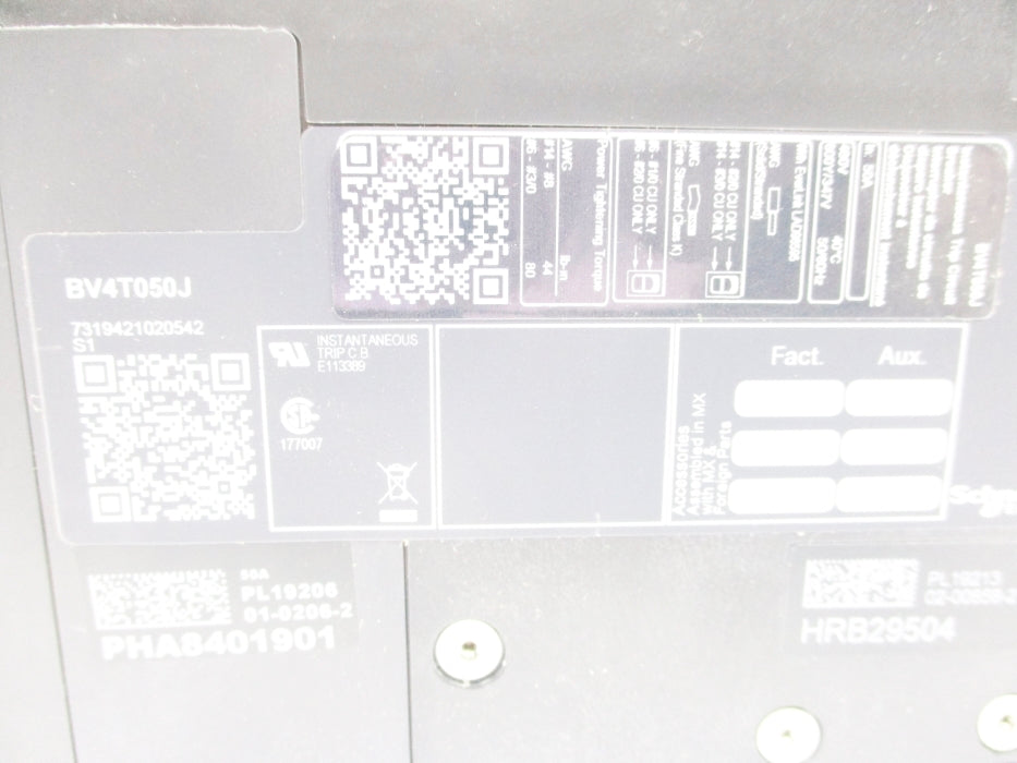 SCHNEIDER ELECTRIC BV4T050J NSMP
