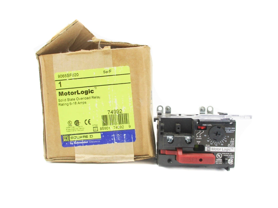 SQUARE D 9065SF020 SER. F 6-18A NSMP