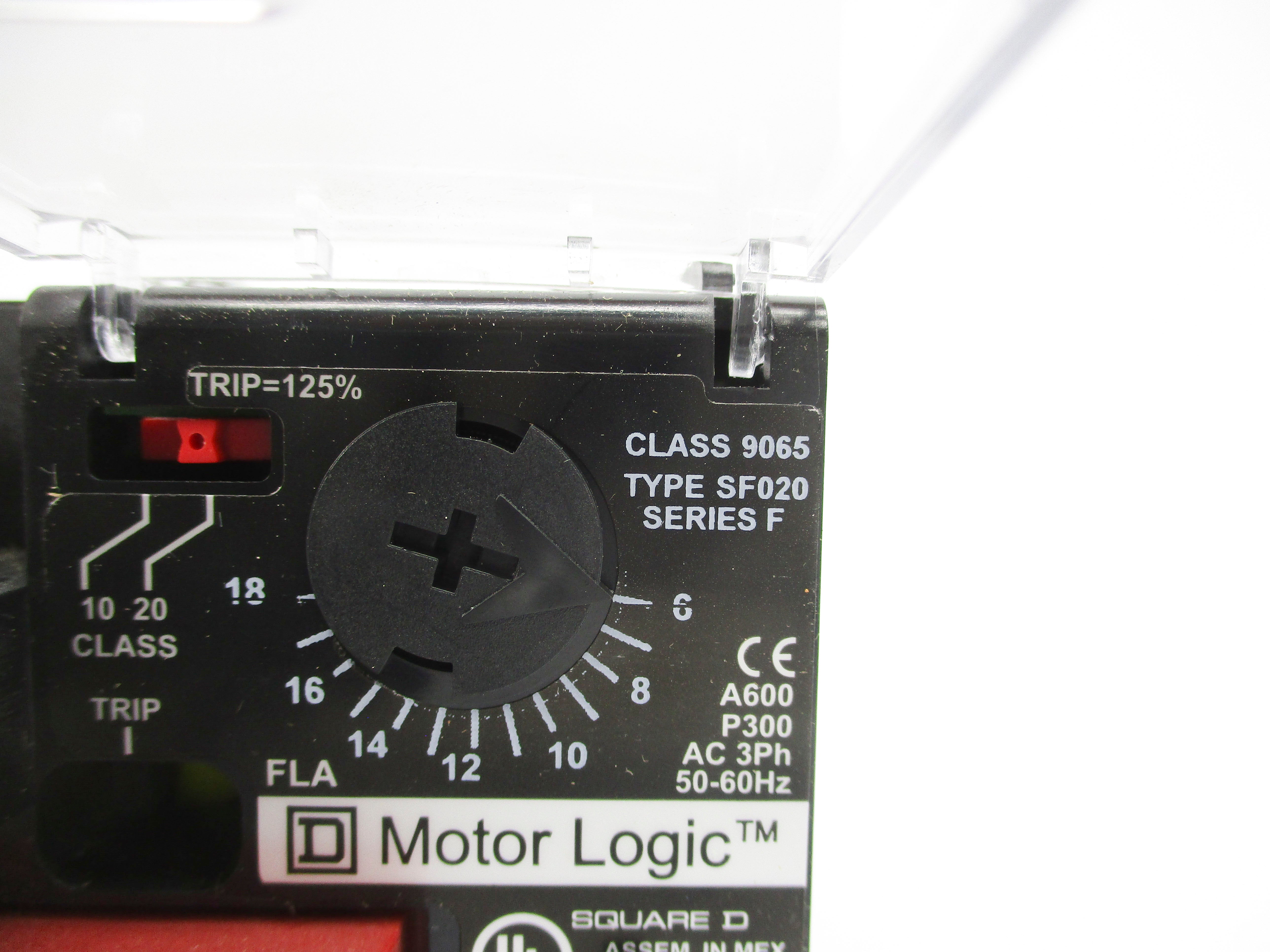 SQUARE D 9065SF020 SER. F 6-18A NSMP