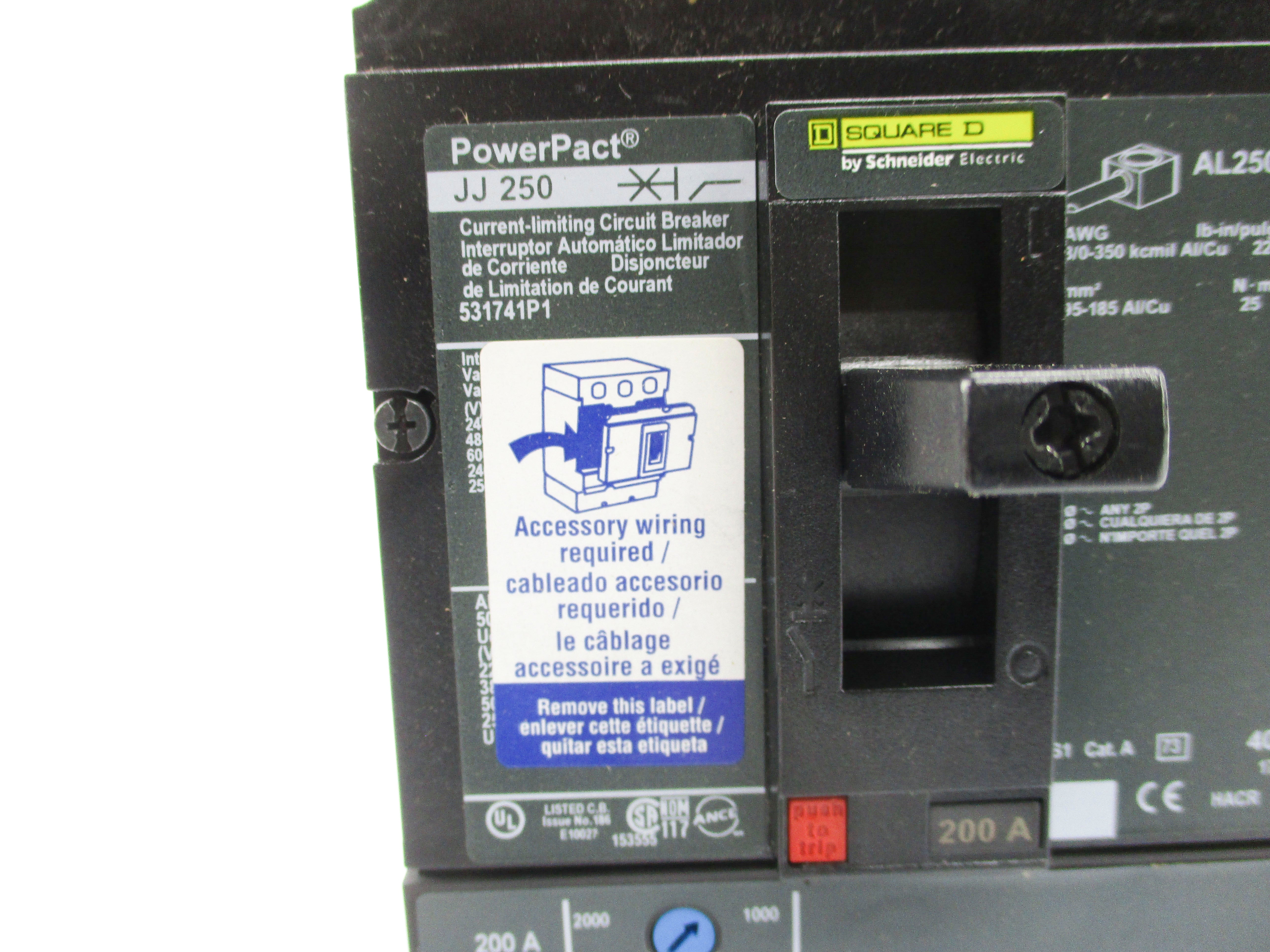 SQUARE D 531741P1 200A 600V NSMP