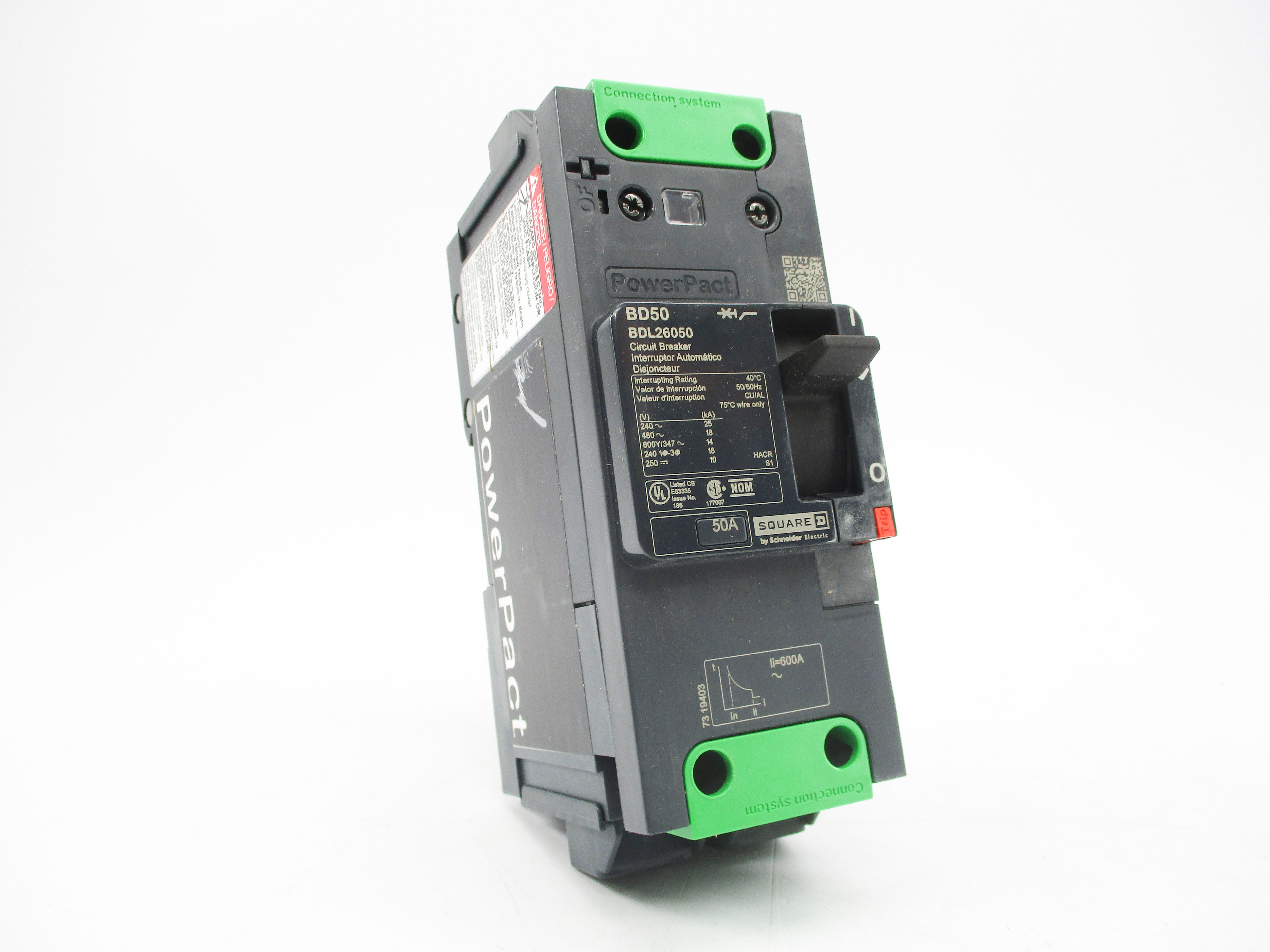 SQUARE D BDL26050 480V 50A NSMP