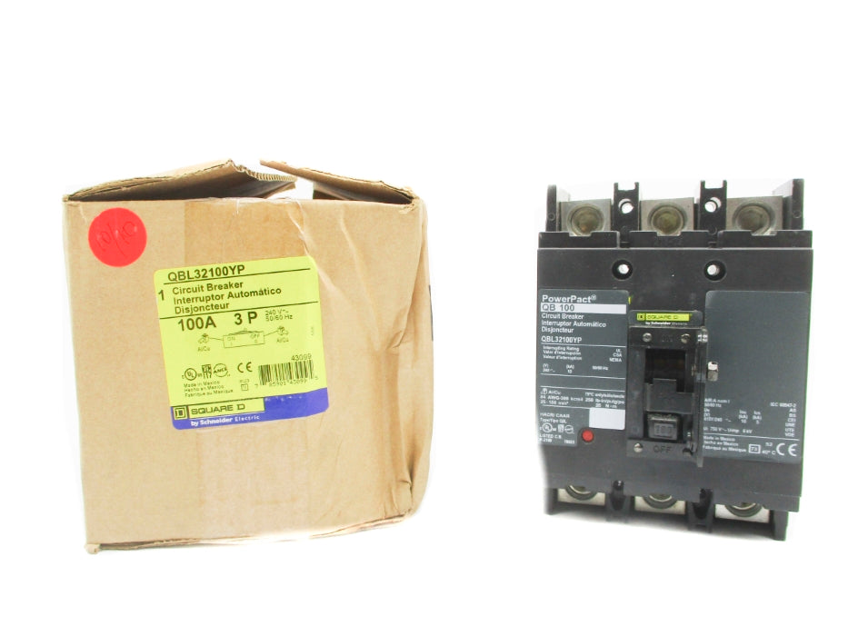 SQUARE D QBL32100YP 240V 100A NSMP