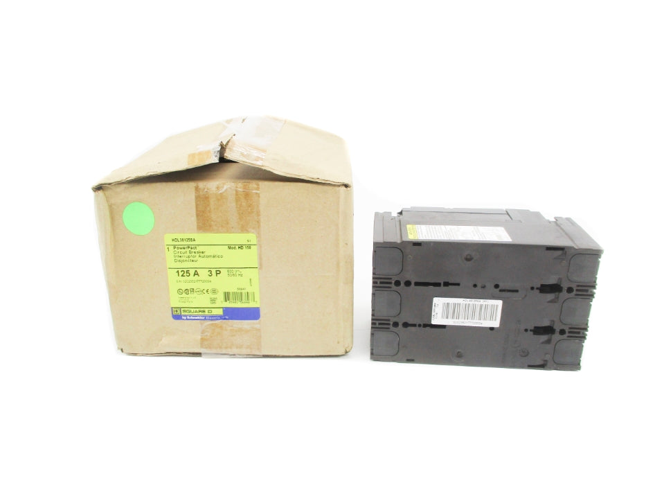 SQUARE D HDL36125SA 600V 125A NSMP