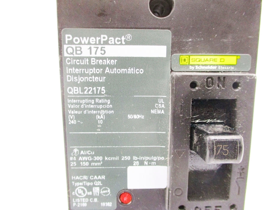SQUARE D QBL22175 175A 240V NSMP