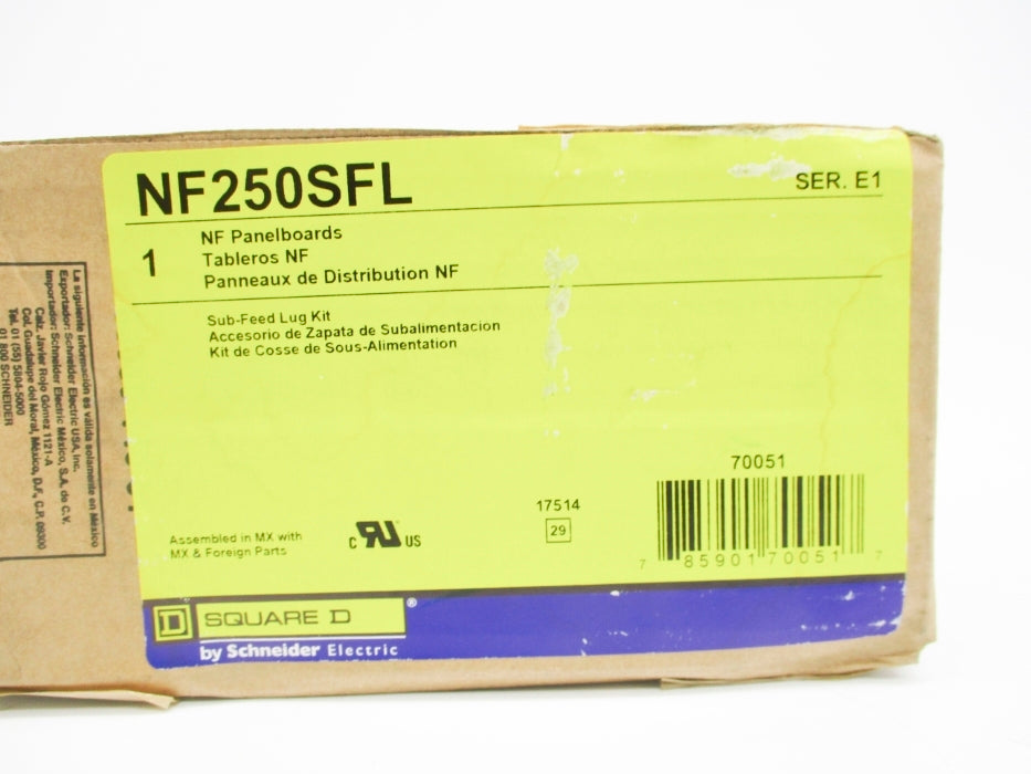 SQUARE D NF250SFL SER. E1 NSFS