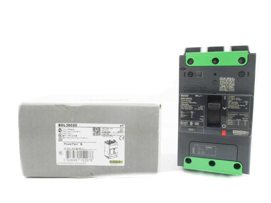 SQUARE D BDL36020 20A 480V NSMP