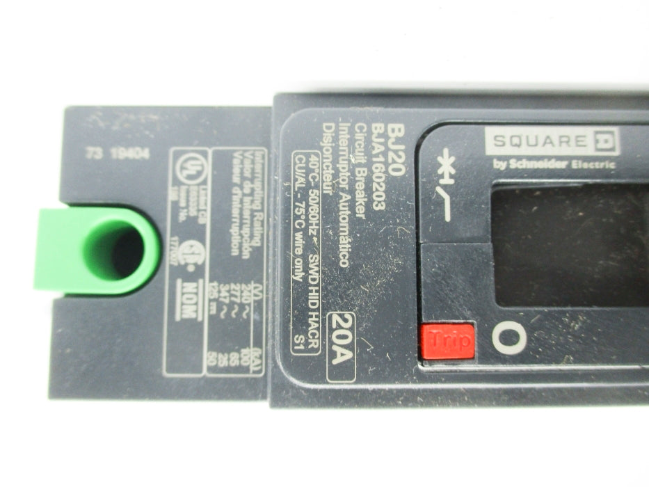 SQUARE D BJA160203 20A 277V NSMP