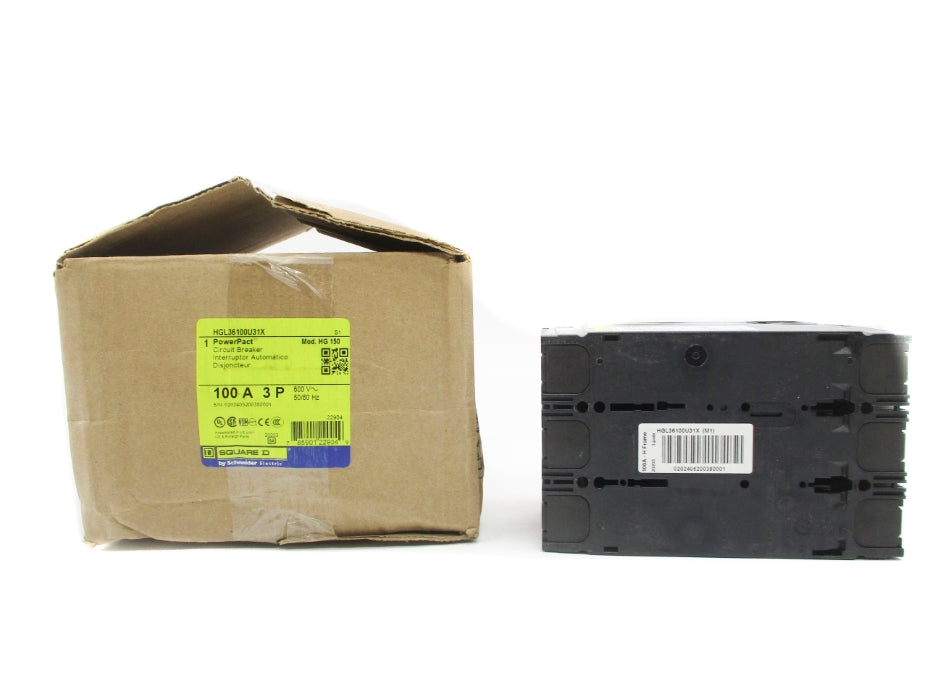 SQUARE D HGL36100U31X 100A 600V NSMP