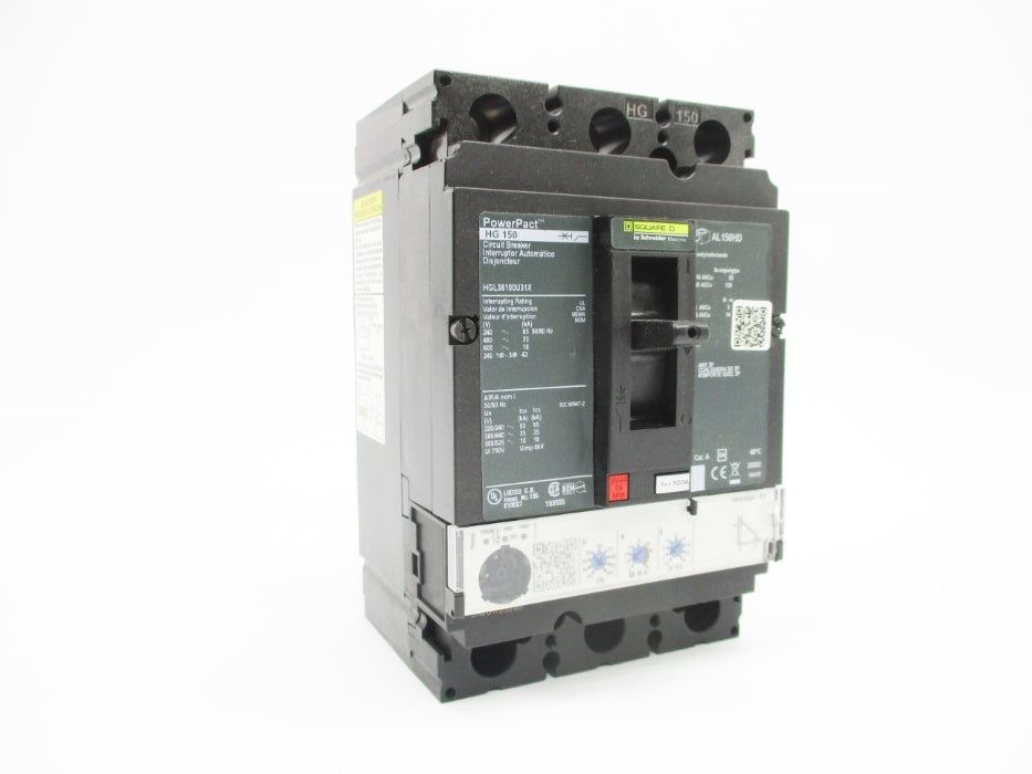 SQUARE D HGL36100U31X 100A 600V NSMP