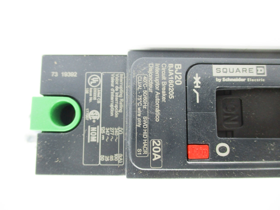 SQUARE D BJA160205 20A 277V NSMP