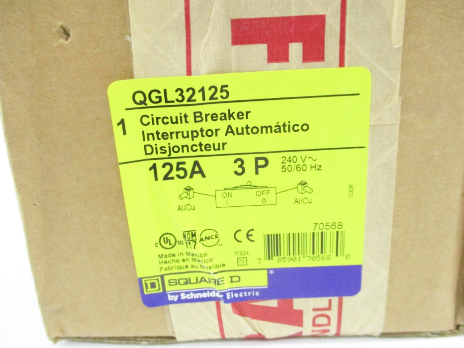 SQUARE D QGL32125 125A 240V NSFS