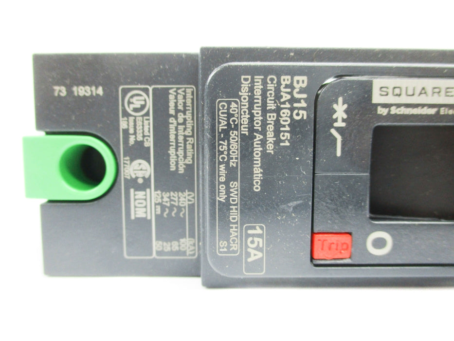 SQUARE D BJA160151 15A 277V NSMP