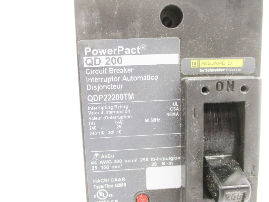 SQUARE D QDP22200TM 200A 240V NSNP