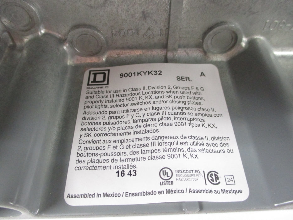 SQUARE D 9001KYK32 SER. A NSNP