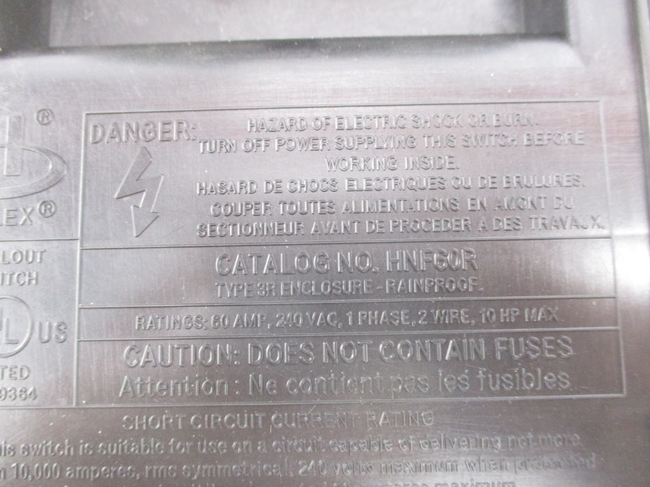 HALEX HNF60R NSNP