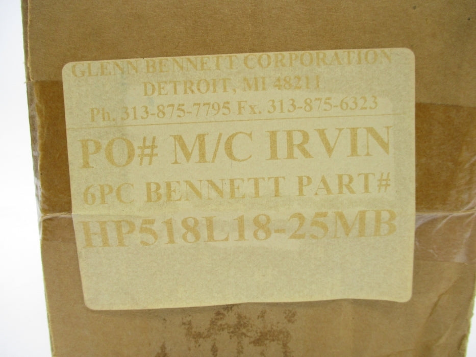 GLENN BENNETT HP518L18-25MB NSMP