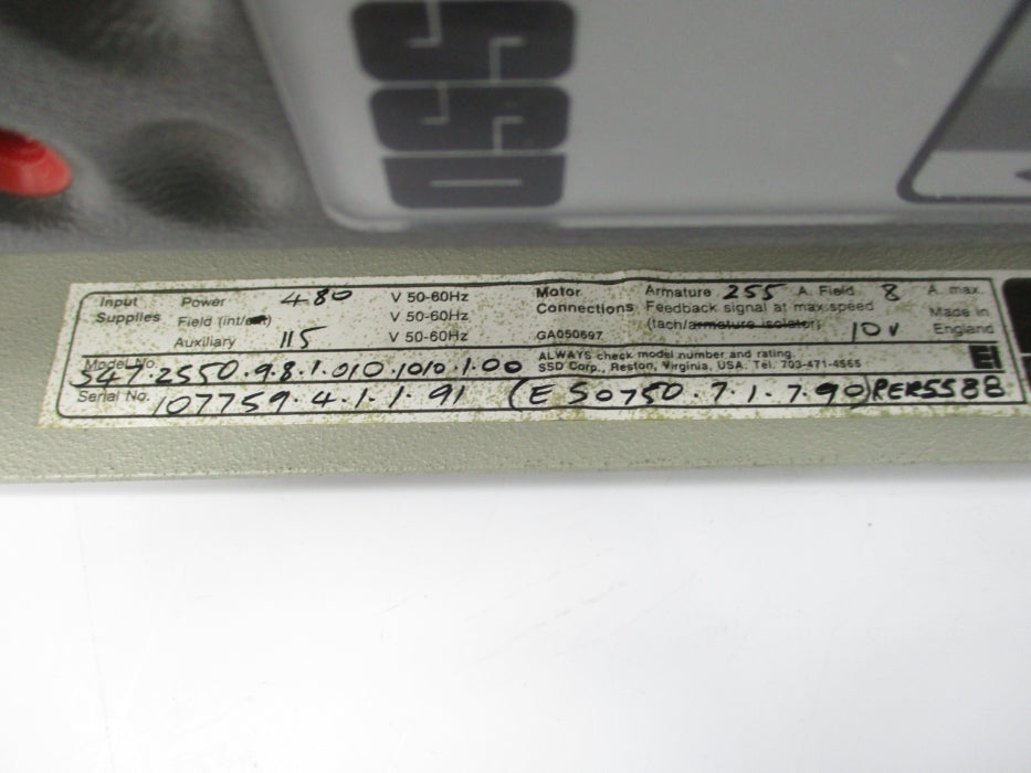 SSD 347-2550-9-8-1-010-1010-100 NSNP