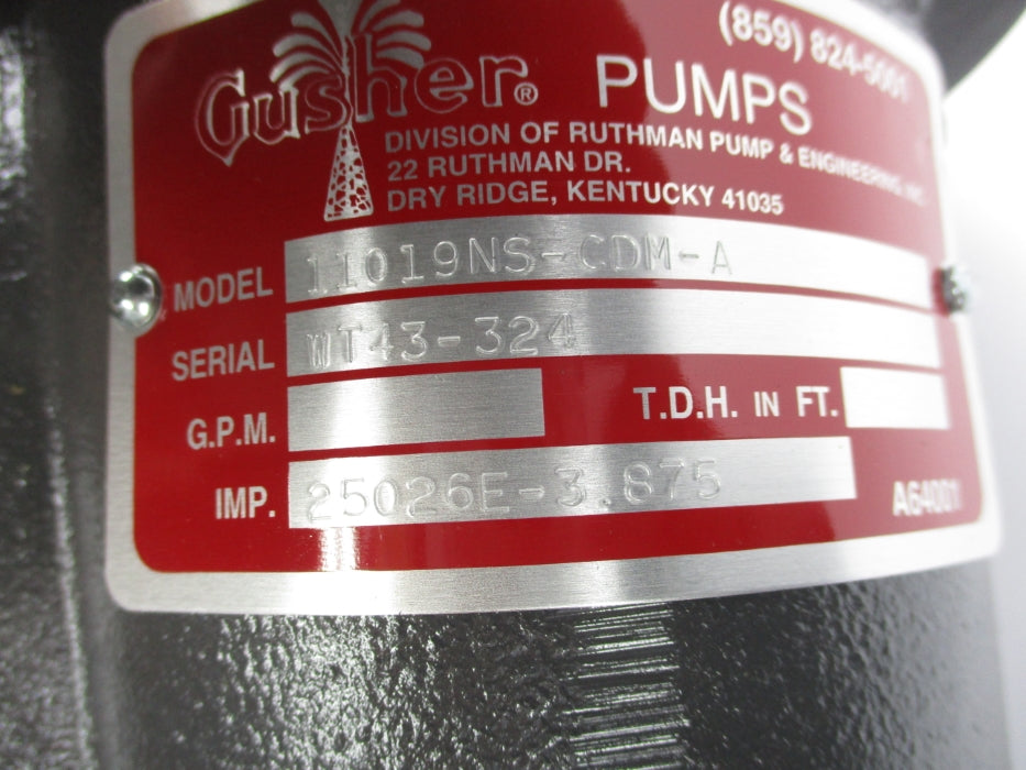 GUSHER PUMPS 11019NS-CDM-A NSNP