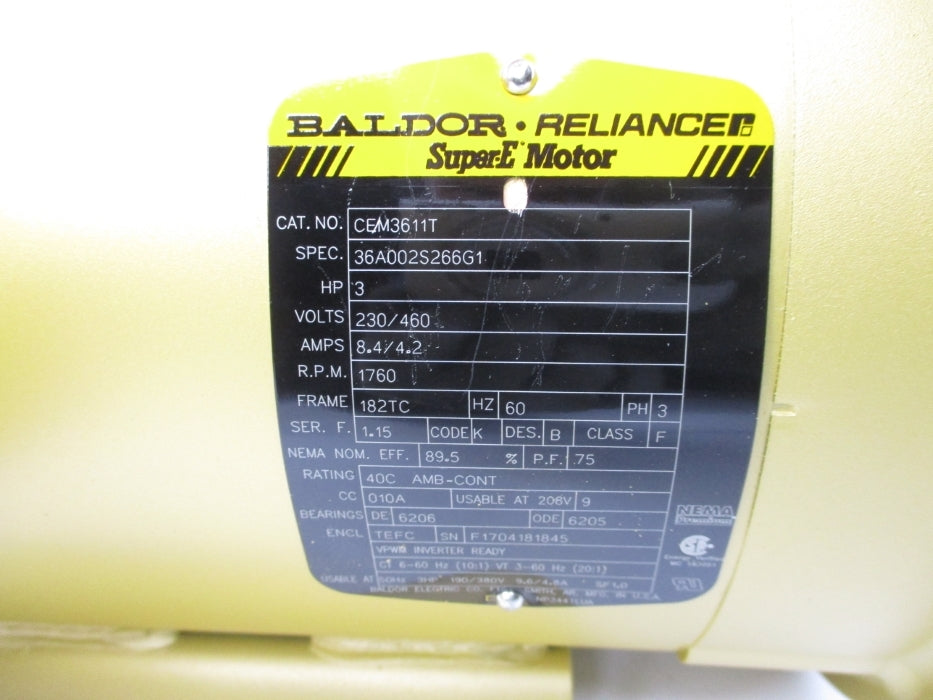BALDOR CEM3611T NSMP