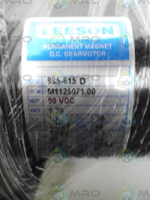 LEESON M1125071.00 DC GEAR MOTOR 1/8 HP 51 RPM * NEW IN BOX *