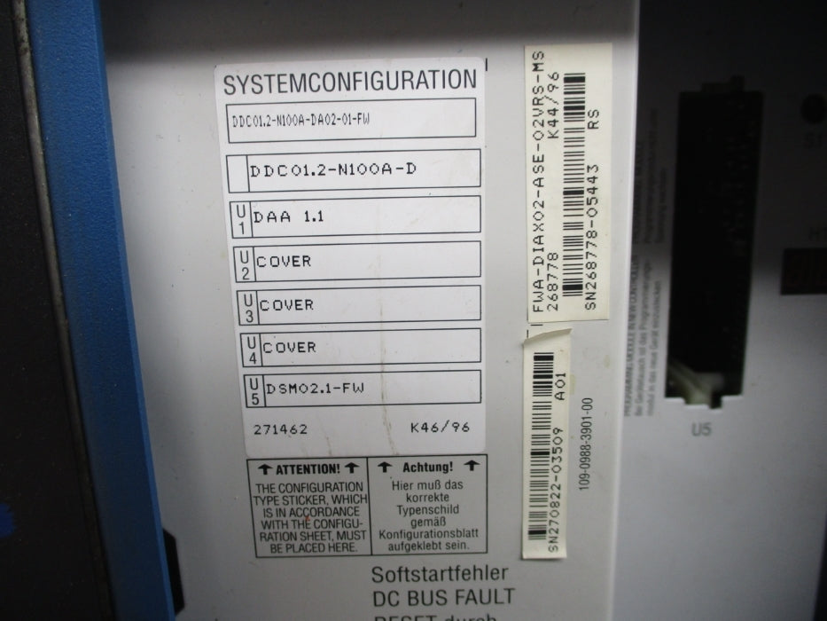 INDRAMAT DDC01.2-N100A-DA02-01-FW (AS PICTURED) UNMP