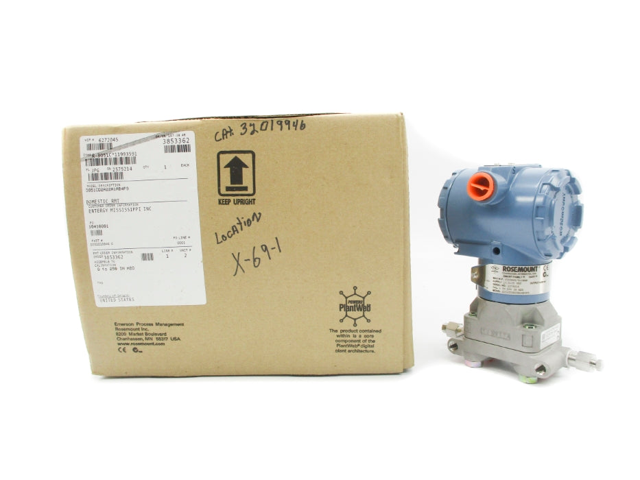 ROSEMOUNT 3051CD2A22A1AB4P9 4500PSI NSMP